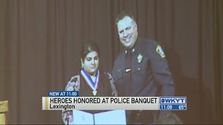 Heroes honored at police banquet in Lexington