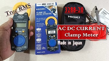 Hioki 3288-20 HiTester True RMS AC DC Current Clamp Meter Unboxing and Testing [CC]