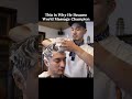 (ASMR) World Massage Champion Gave a Super Relaxing Head Massage & Haircut at Yamaguchi Barbershop