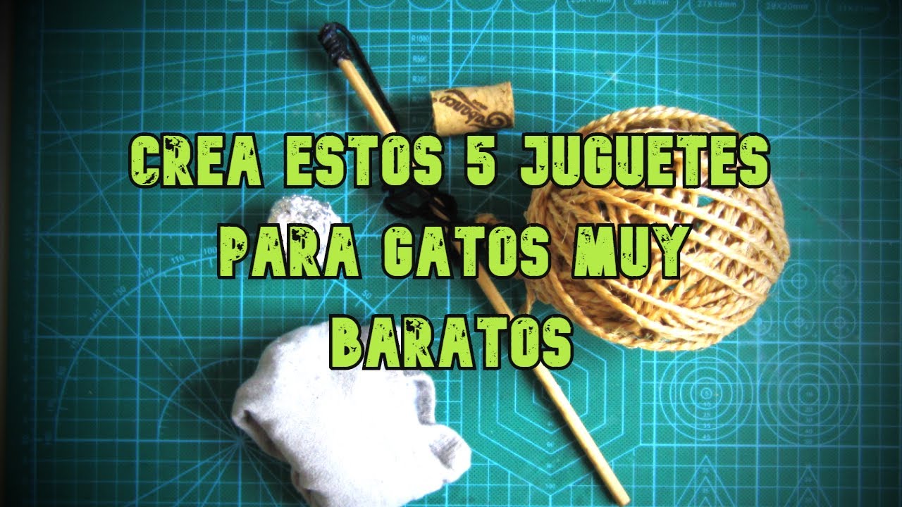 ▶🐱JUGUETES PARA GATOS🐶▶ JUGUETES CASEROS FACILES PARA MASCOTAS