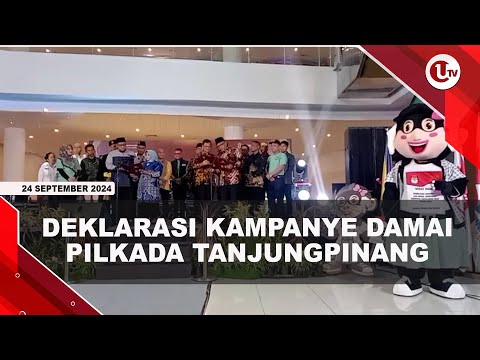 KPU TANJUNGPINANG GELAR DEKLARASI KAMPANYE DAMAI PILKADA 2024 | U-NEWS