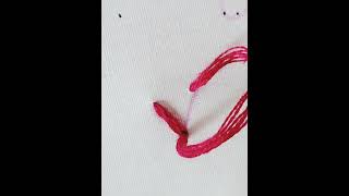 #embroidery patterns #easy embroidery design #hand embroidery #embroidery of alphabet V