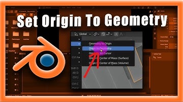 Blender Tutorial: How To Set Origin To Geometry In Blender