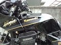 GPZ900R 燃料タンク変更塗装/モール装着