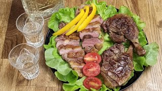 Вкусная уточка! Утиная грудка на гриле! Ножки утиные сувид!