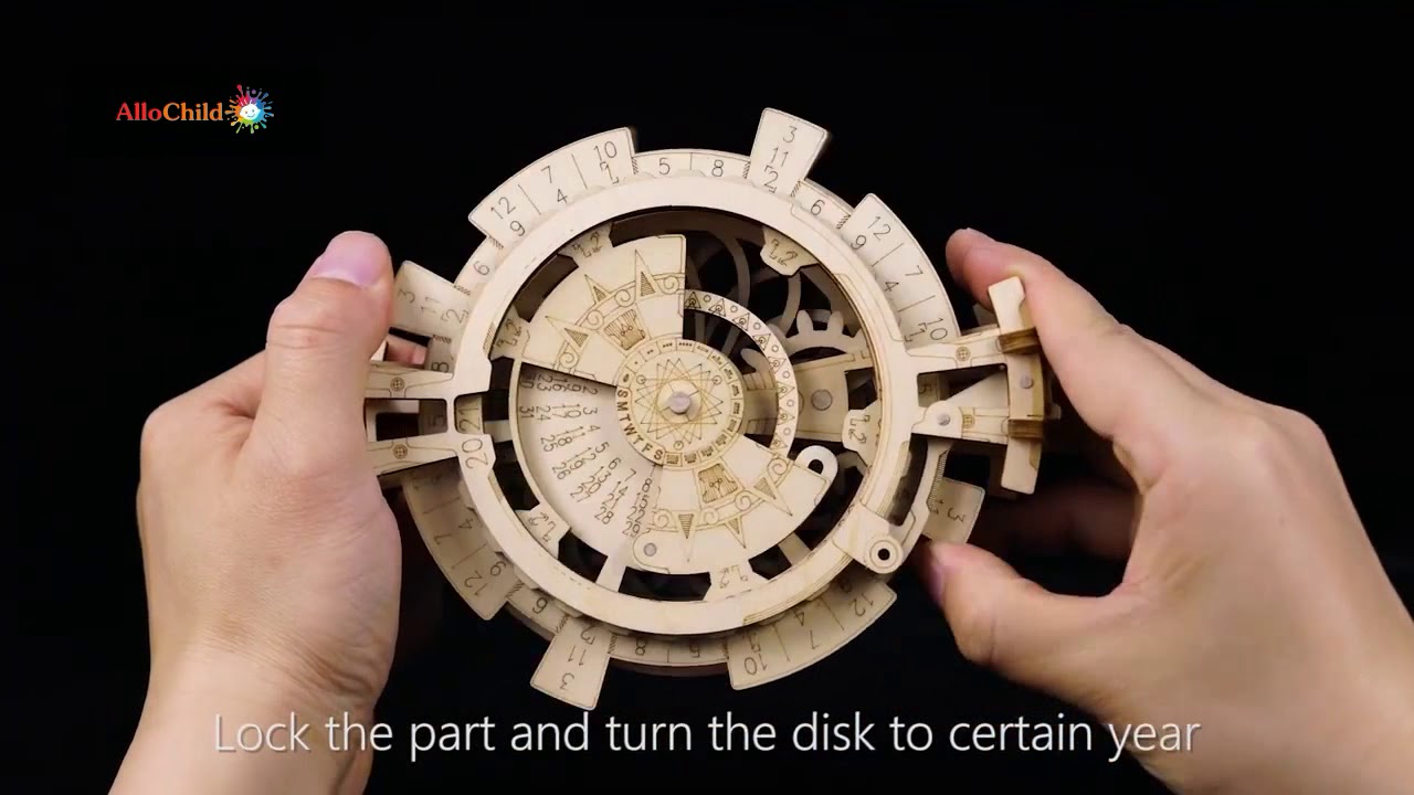 DIY Wooden Creative Perpetual Calendar