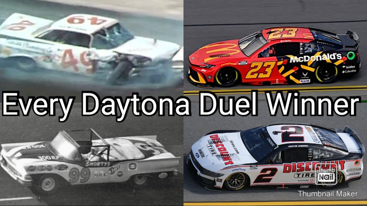 Every NASCAR Daytona Duel Winner 1959 - 2025