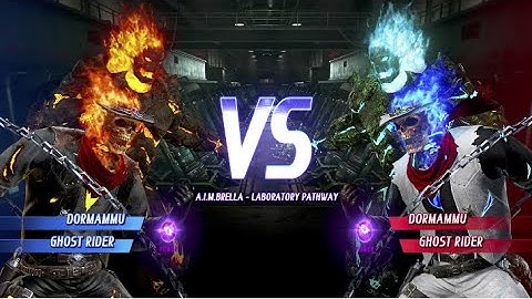 Ghost Rider and Dormammu vs Ghost Rider and Dormammu - MARVEL VS. CAPCOM: INFINITE