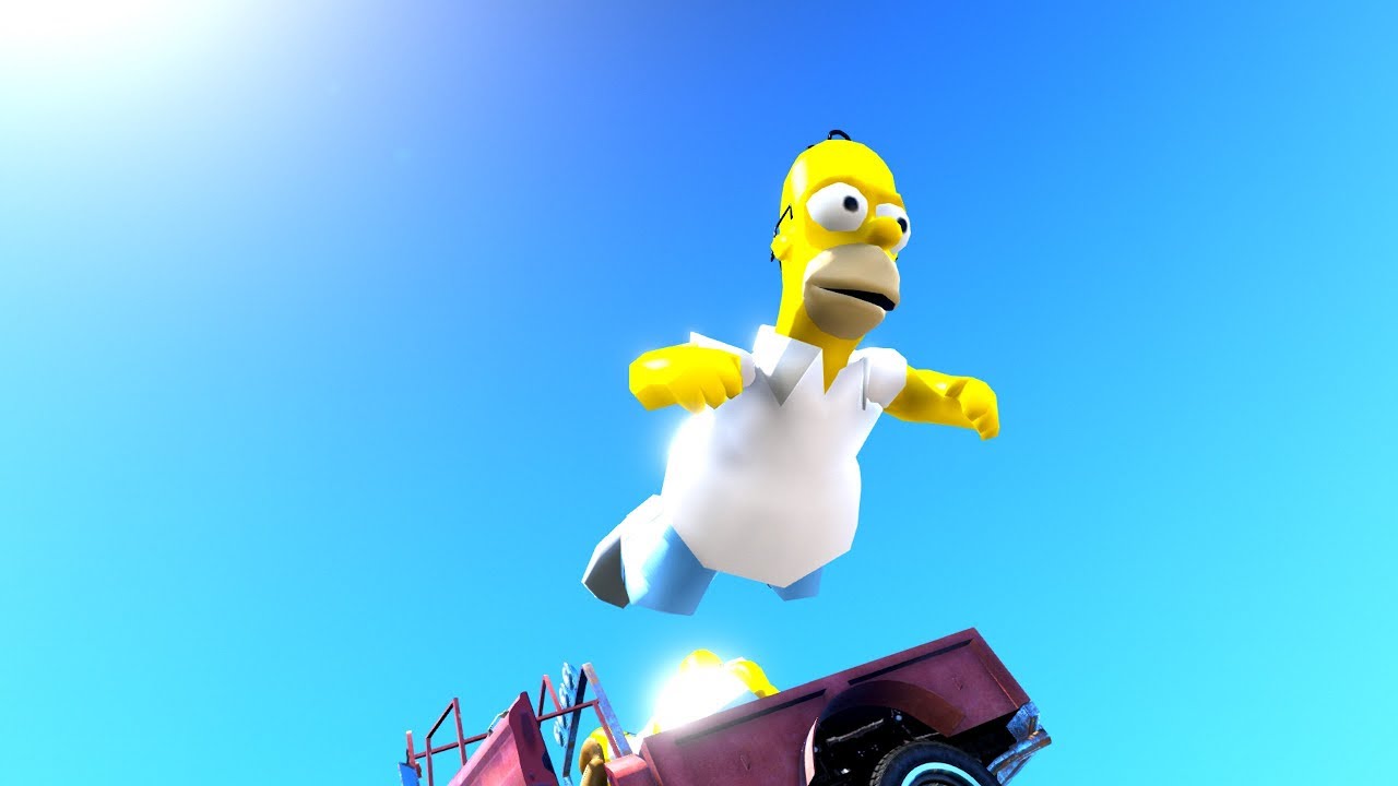 GTA 5 Homer Ragdolls Compilation (Euphoria Physics )