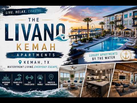 The Livano Kemah Apartments Tour | Luxury Waterfront Living in Kemah Texas