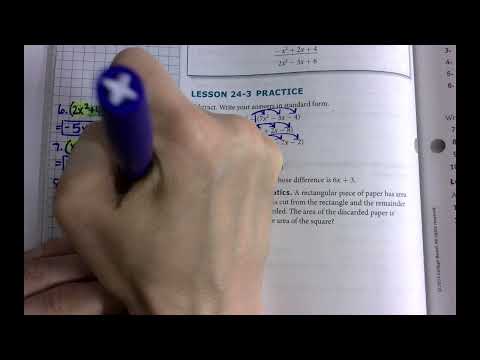 Lesson 24-3 Practice