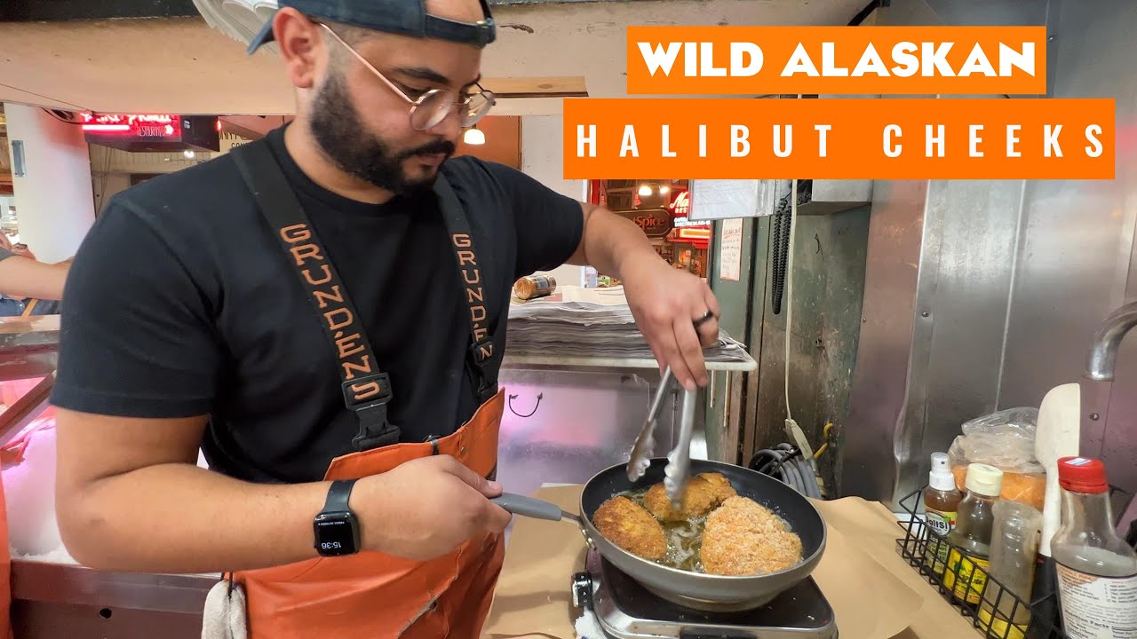 Tasty Halibut Cheeks Alaskan Halibut YouTube