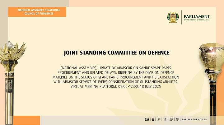 Joint Standing Committee on Defence, 18 July 2025