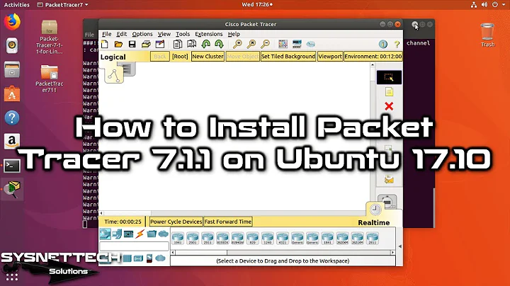 How to Install Cisco Packet Tracer 7.1.1 on Ubuntu 17.10 | SYSNETTECH Solutions