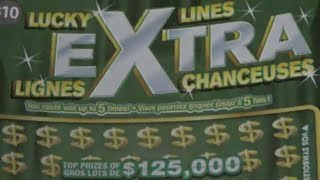 Scratch Ticket Sunday - Lucky Lines Extra! Big Win? OR CLICKBAIT!? screenshot 4