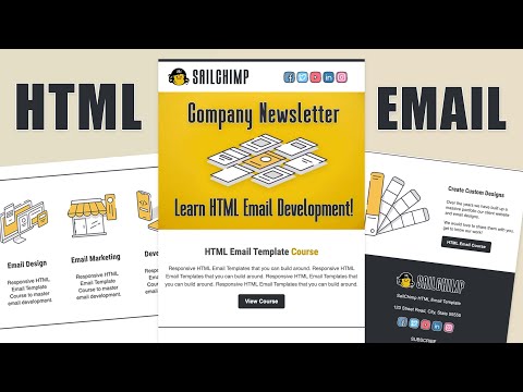 Build Responsive HTML Email Templates with HTML Tables & CSS - 2022