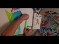 Acrylic Painting - "Curvature" (Part 2) - - Complete Video for learning. #learntopaint #abstractart