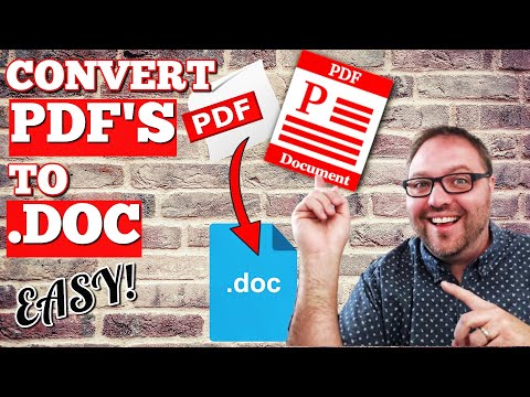 How to Convert PDF to DOC Files for Word - Free!