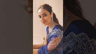 Clic Navy Blue Saree In Net With Kardana & Sequin Work