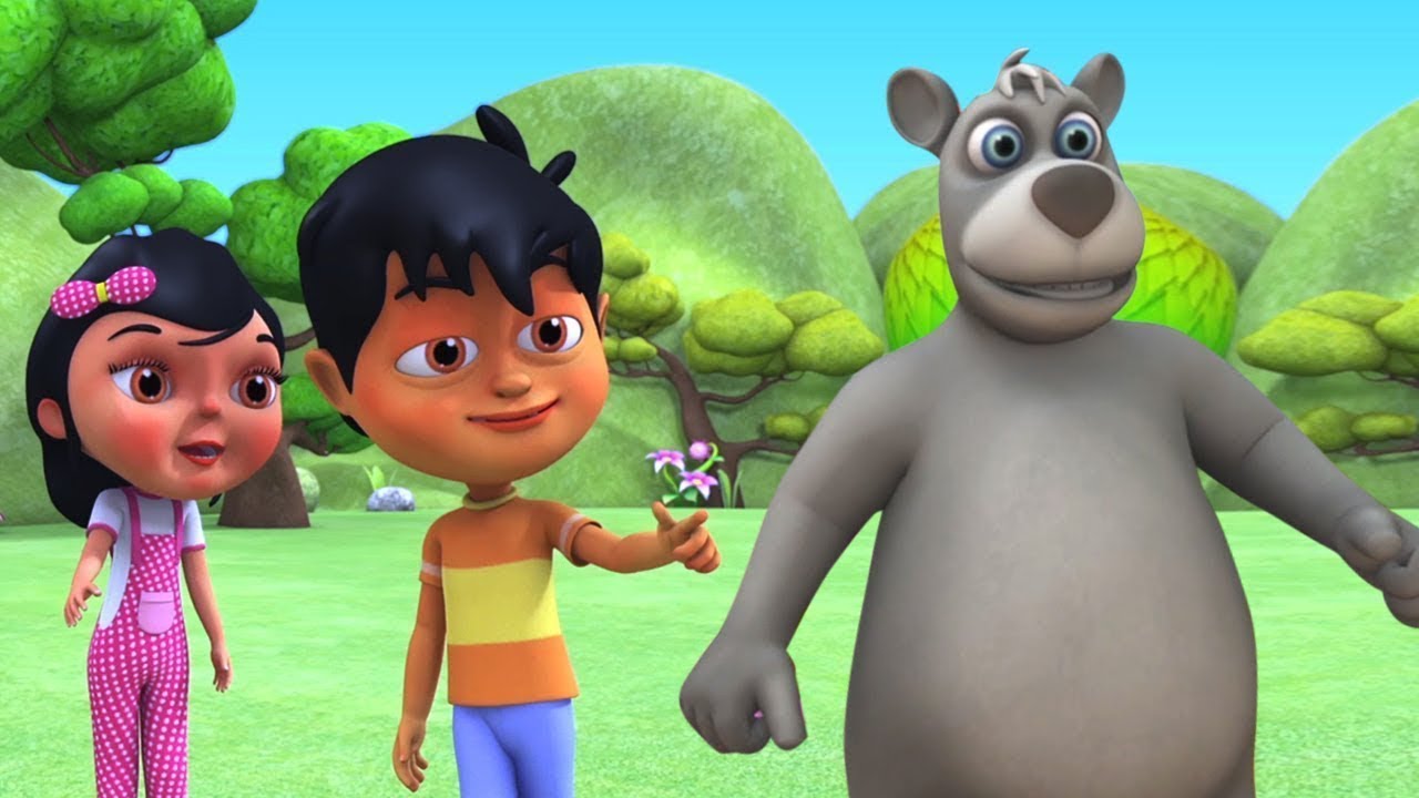 Kalu Madari Aaya Lakdi ki kathi Upar Pankha Chalta h Ek Mota Hathi Hindi nursery Rhyme
