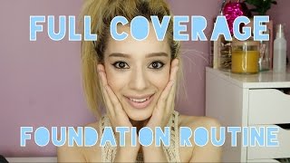 Full Face, Full Coverage Foundation Routine | Normal/Combination Skin Type + Oblong Faceshape