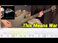 This Means War - Avenged Sevenfold - Bass Cover (With Tabs!)
