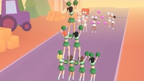 Cheerleader Run 3D - Gameplay All Levels Android,ios Part 5