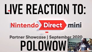 Live reaction to Nintendo Direct Mini Partner Showcase Sep 17