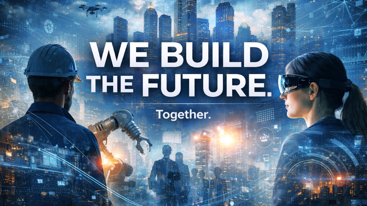 WE BUILD THE FUTURE | Human × AI | Cinematic Inspirational Anthem