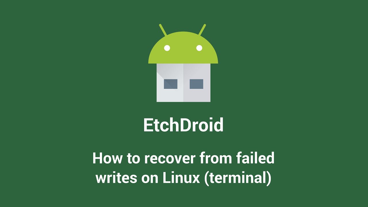 How To Format A USB Drive On Linux terminal After EtchDroid Failed