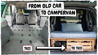 Ford Galaxy Campervan Conversion! DIY Car Conversion!