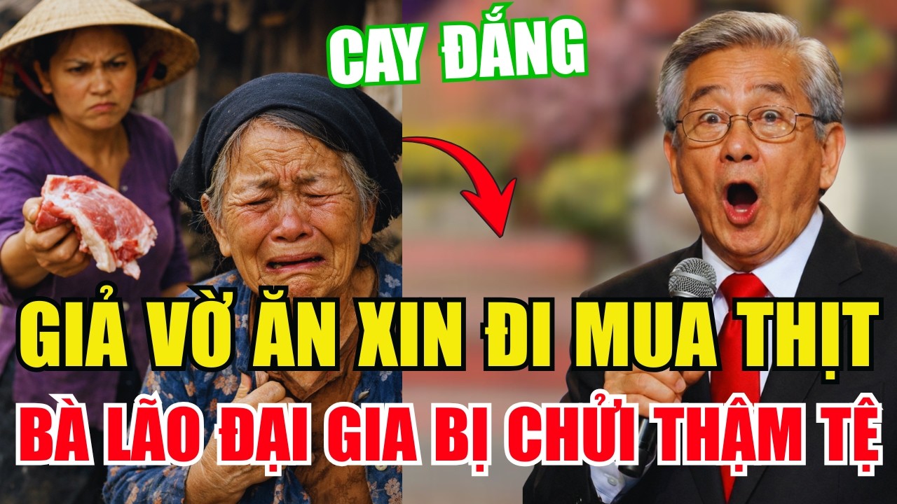 Sự Thật Bàng Hoàng: Lão Ăn Xin Mua Thịt Bị Đuổi Đánh Và Màn Lật Kèo Tỷ Phú Khét Lẹt Nhất Lịch Sử