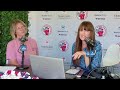 Renee DiNino chats with Shag Bark Hickory Farm at The Travelers Championship