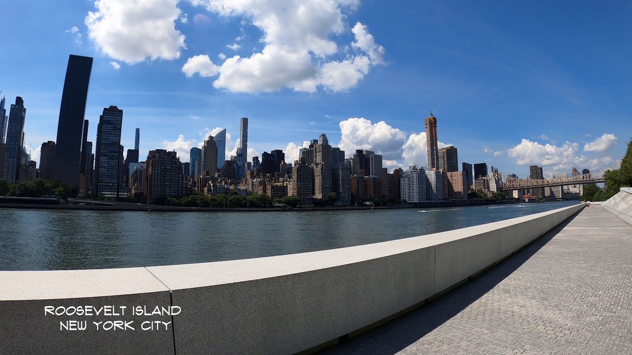 ROOSEVELT ISLAND, Walking tour NYC 🎥 Jun 21, 2020 🕒 230 pm 🌡 86 °F
