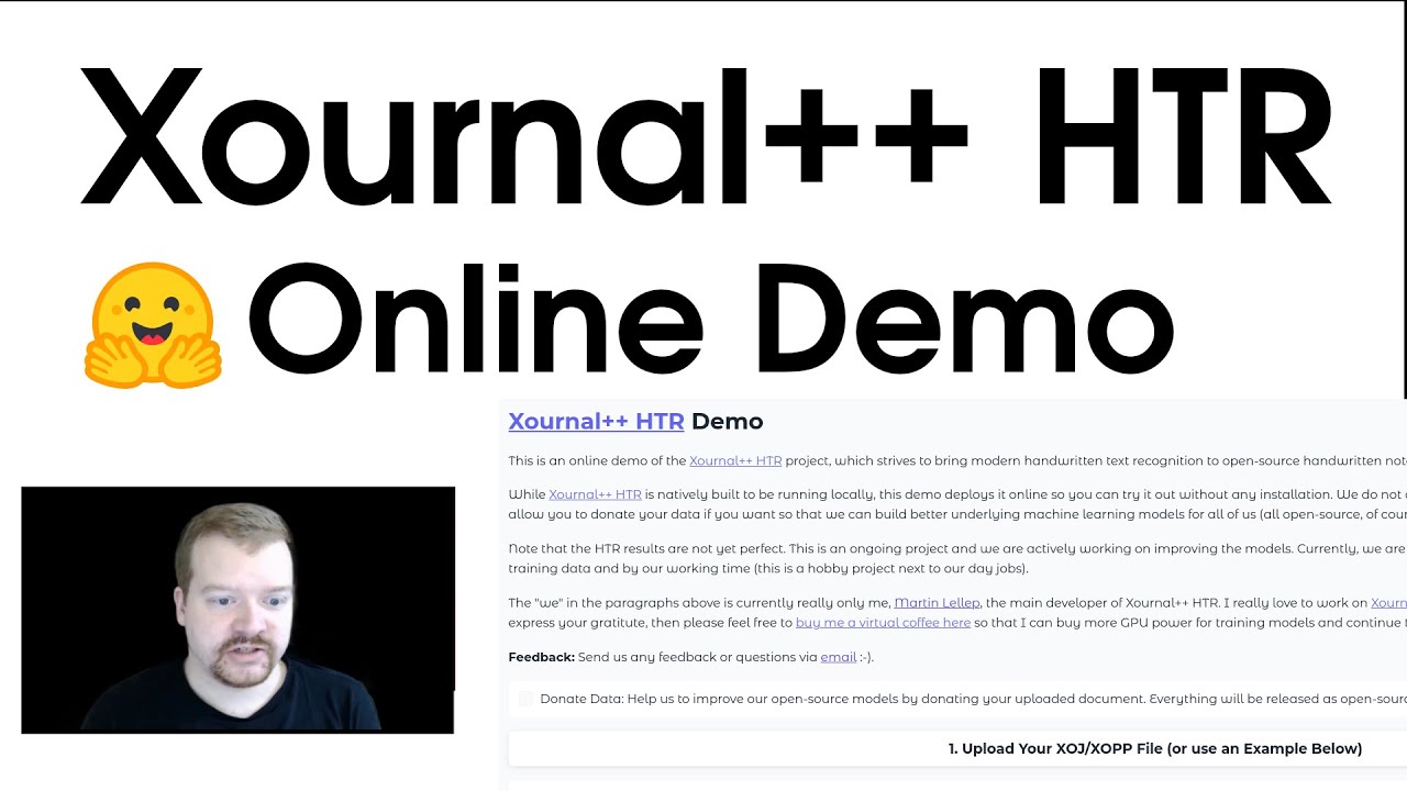 Xournal++ HTR Online Demo - YouTube