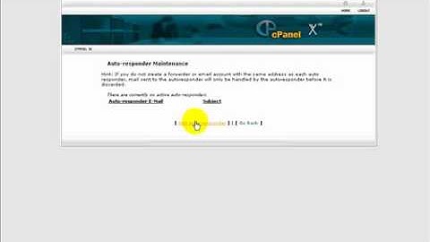 2) How to setup your Autoresponder email in cPanel?