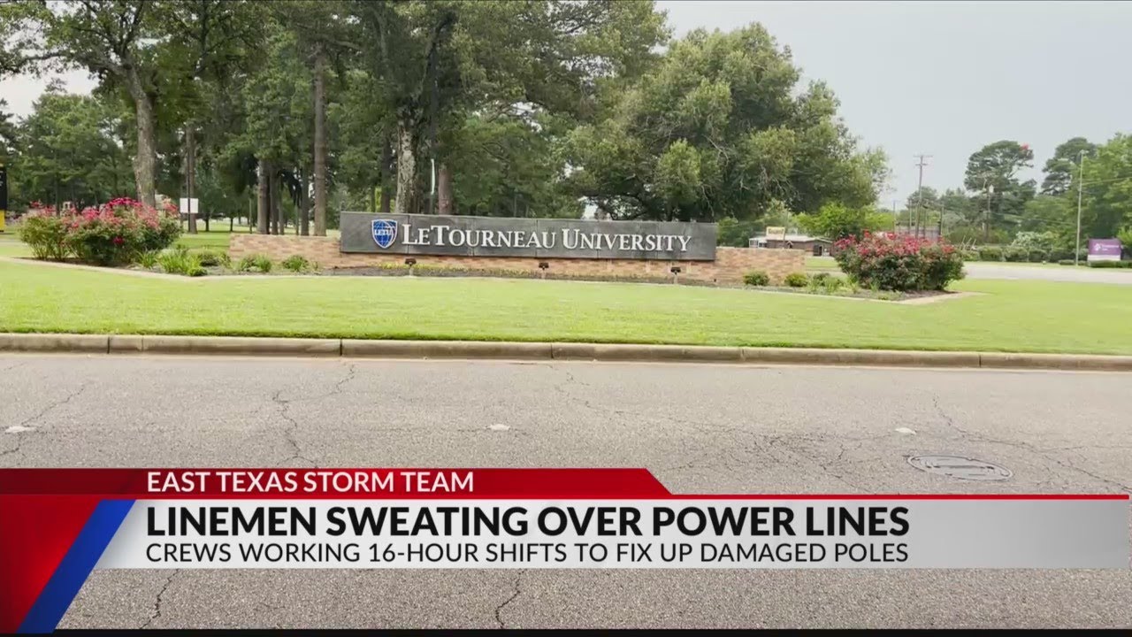 ‘That means the world to us’: LeTourneau University houses over 250 SWEPCO linemen following outages