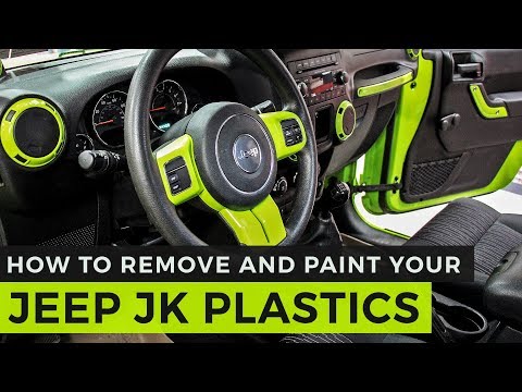 How To Remove And Paint Your JK Interior - YouTube