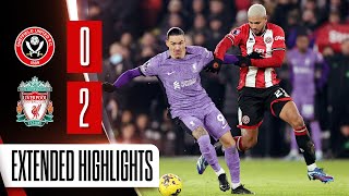 Sheffield United 0-2 Liverpool | EXTENDED Premier League highlights | Van Dijk & Szoboszlai Goals ‼️