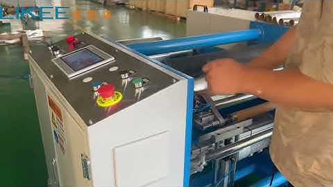 LKSR-450 Semi-automatic aluminum foil roll rewinding machine - Smart Control, Efficient Winding