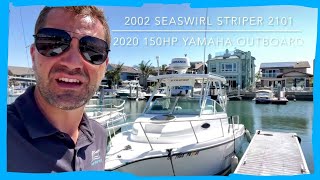 2002 Seaswirl Striper 2101 - 2020 Yamaha 150 Outboard - Boat Tour - Sold