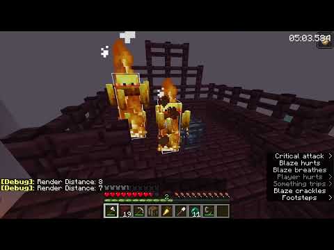 Minecraft 2nd Place Speedrun