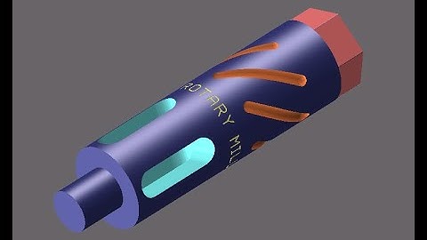 GibbsCAM Rotary Milling on a 4-axis Vertical.