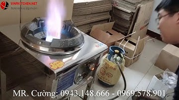 Bếp á đơn quạt thổi, bếp á công nghiệp chuyên dành cho nhà hàng và bếp ăn công nghiệp