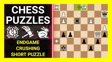 Chess Puzzles to Practice. Themes: Endgame, Crushing, Short puzzle. Learn Chess