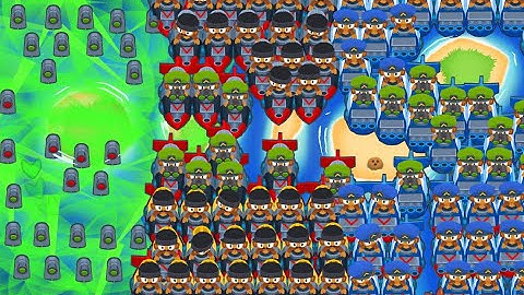 Over 110 T3 Monkey Subs  / Bloons TD 6