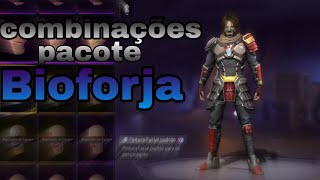 Combinações Com O Pacote Bioforja Free Fire