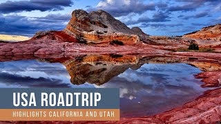 USA travel video - Highlights of California, Utah and Nevada