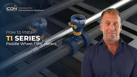 How to install the Truflo TI and TI3 Series Paddle Wheel Flow Meters