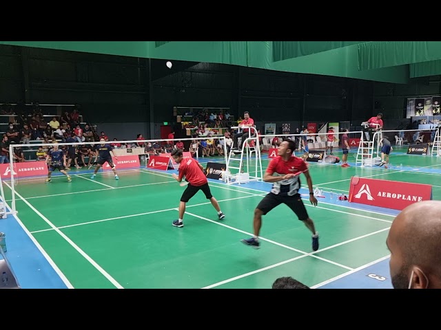 Adiyat/Fadly vs Wildan/Partner| MD Elite| Aeroplane Badminton Open| Dubai UAE class=